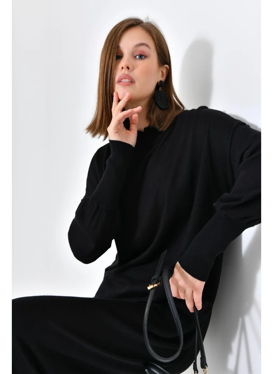 Garmi Women's Plain Basic Tunic Black