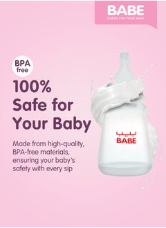 Babe Baby Feeding Bottle - 125ml | Safe & Comfortable for Newborns 4 oz - pzsku/Z1AF9A78B9CEB3ED14B6BZ/45/1741074926/df4dad72-39d5-4fd9-89e0-c079cb20ba2e