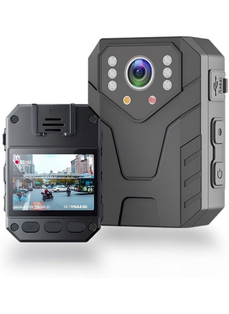 Drumstone - Drumstone (𝟏𝟓 𝐘𝐞𝐚𝐫𝐬 𝐖𝐚𝐫𝐫𝐚𝐧𝐭𝐲 4K Body Camera with Wearable Clip, Audio & Video Recording for Daily Use and Law Enforcement Evidence Collection - Image 1