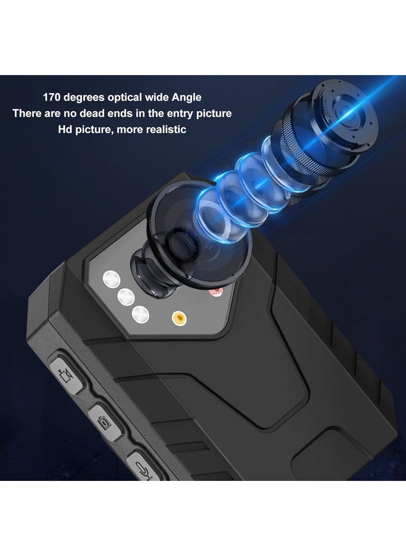 Drumstone - Drumstone (𝟏𝟓 𝐘𝐞𝐚𝐫𝐬 𝐖𝐚𝐫𝐫𝐚𝐧𝐭𝐲 4K Body Camera with Wearable Clip, Audio & Video Recording for Daily Use and Law Enforcement Evidence Collection - Image 1