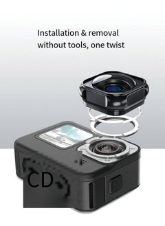 TELESIN TELESIN GoPro Hero 12/11/10/9 Max Lens Replacement Kit, Wide-Angle Lens Accessory for GoPro Max, Easy Tool-Free Installation, 5M Waterproof for Waterpark Adventures, Enhanced Stabilization, and Horizon Lock for 360° Shooting  - Image 3