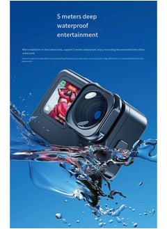 TELESIN TELESIN GoPro Hero 12/11/10/9 Max Lens Replacement Kit, Wide-Angle Lens Accessory for GoPro Max, Easy Tool-Free Installation, 5M Waterproof for Waterpark Adventures, Enhanced Stabilization, and Horizon Lock for 360° Shooting  - Image 4