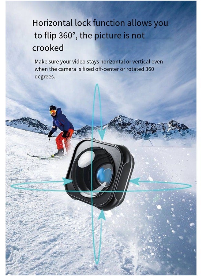 TELESIN - TELESIN GoPro Hero 12/11/10/9 Max Lens Replacement Kit, Wide-Angle Lens Accessory for GoPro Max, Easy Tool-Free Installation, 5M Waterproof for Waterpark Adventures, Enhanced Stabilization, and Horizon Lock for 360° Shooting - Image 1