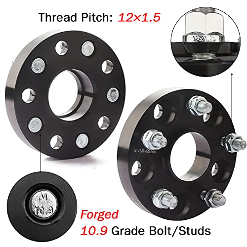 GAsupply 1" 5x4.5 Hubcentric Wheel Spacers 25mm 5x114.3 60.1mm Hub Bore 12x1.5 Studs, for Toyota Tacoma 2WD X-Runner RAV4 Camry Avalon Highlander, Lexus ES300 ES330 ES350 IS300 - Image 3