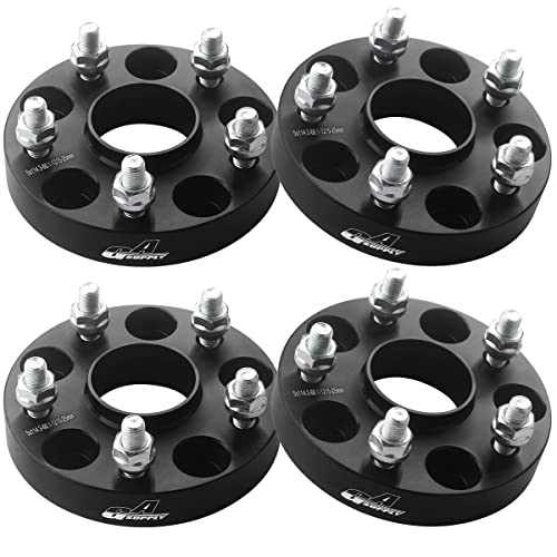 GAsupply 1" 5x4.5 Hubcentric Wheel Spacers 25mm 5x114.3 60.1mm Hub Bore 12x1.5 Studs, for Toyota Tacoma 2WD X-Runner RAV4 Camry Avalon Highlander, Lexus ES300 ES330 ES350 IS300 - Image 1