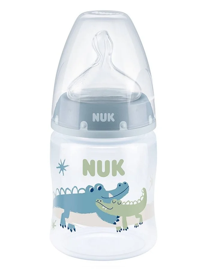 نوك First Choice+ Baby Siilcone Feeding Bottle 150 ML, 0 - 6 Months, Assorted