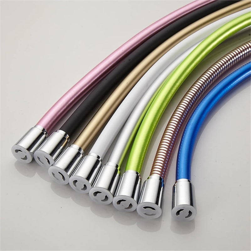 Shower Hose Replacement Shower Hose, PVC Multicolor 1.5-3.0m(Silver,150cm) - Image 2