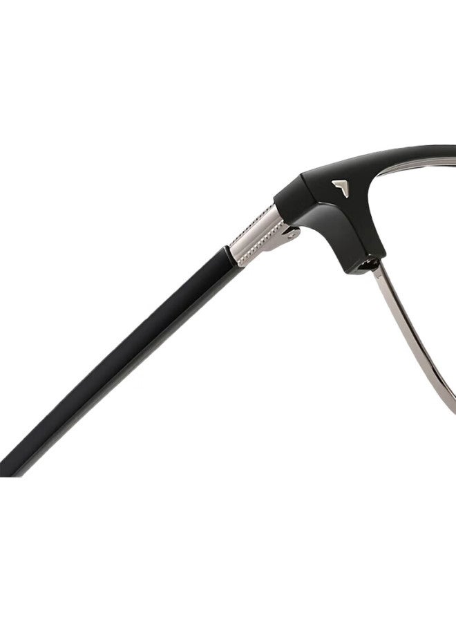 FESETE Blue Light Blocking Glasses, Prescription Glasses, Semi-Rimless Glasses, Professional Fitting For Myopia, 200 Degrees Of Myopia - Image 3