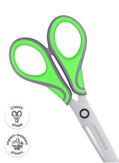 ErichKrause Scissors Megapolis, 18 сm, gray-green (blister 1 pc)  - Image 3