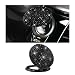 Dickno Bling Car Push Start Button Cover Anti Scratch Ignition Protective Cap Crystal Rhinestone Engine Decor Accessory Black - Image 2