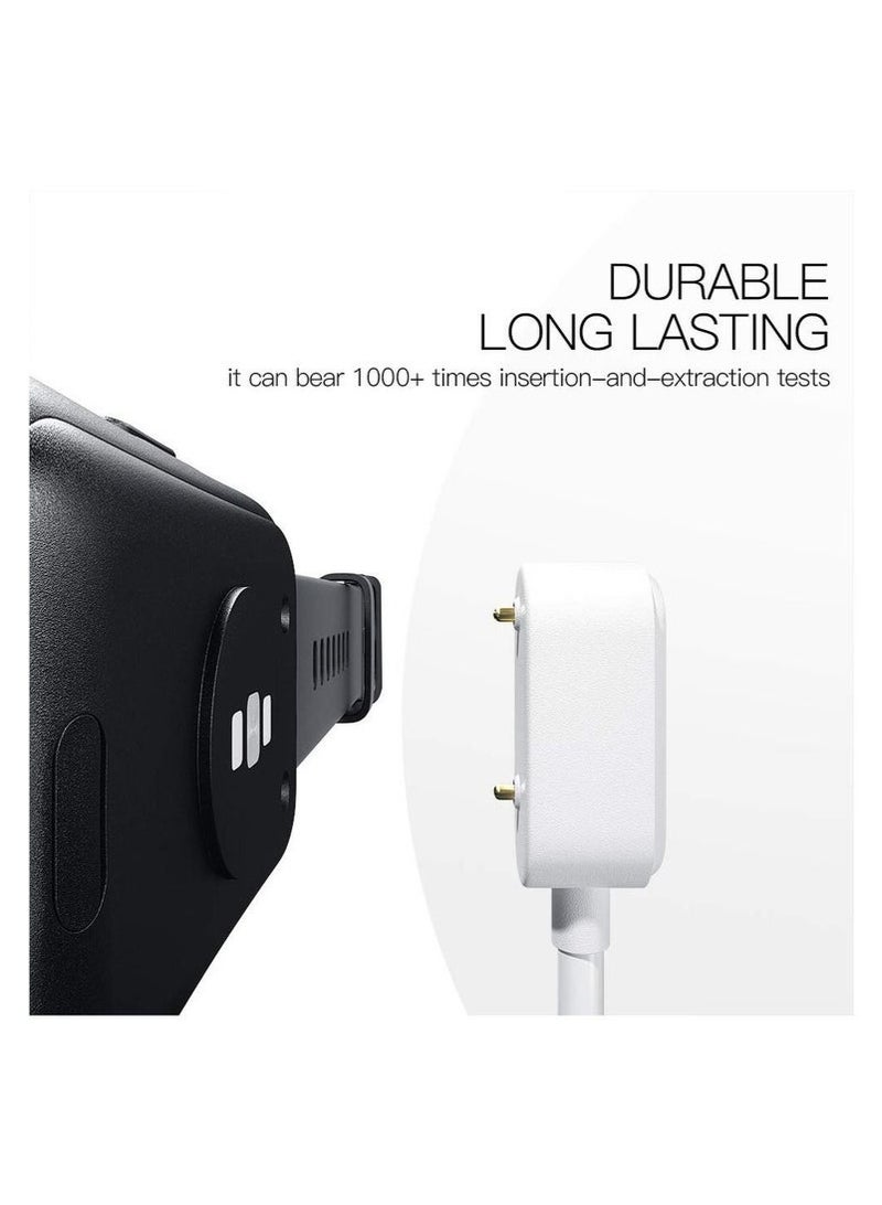 كينسو Compatible with Huawei Watch Fit, Huawei 4X, Honor Band 6, Huawei Band 6 7, USB Magnetic Charger Cable 1M (Black u0026 White) - Image 5