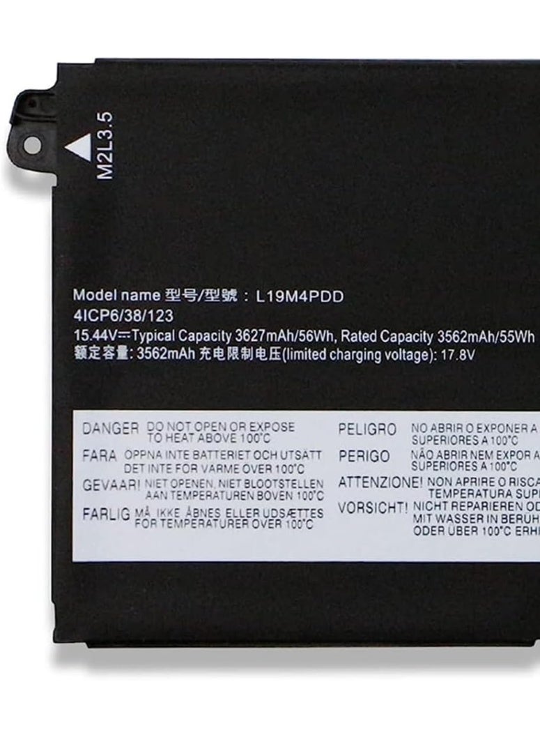 Terabyte 15.44V 55Wh 3562mAh L19D4PDD L19M4PDD 5B10Z37621 Battery Compatible for Len.ovo Think/Book 14s G-2 ITL Serie BATTERY - Image 2