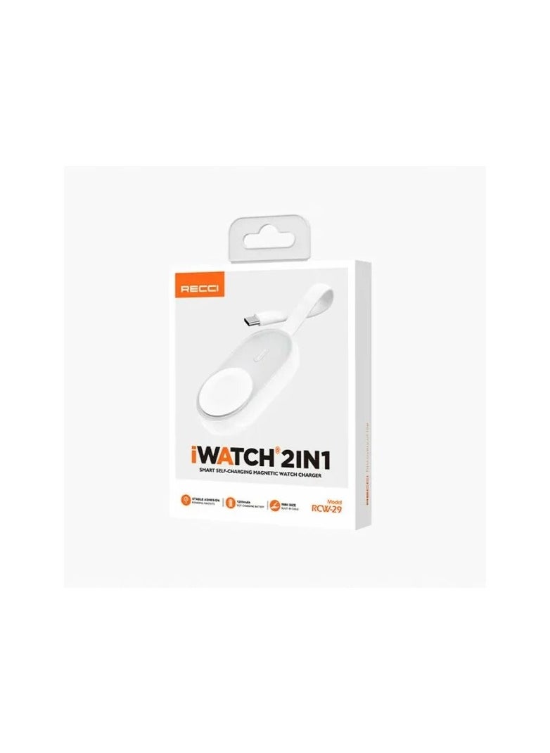 Recci 2-in-1 Wireless Charger For Apple Watch RCW-29
