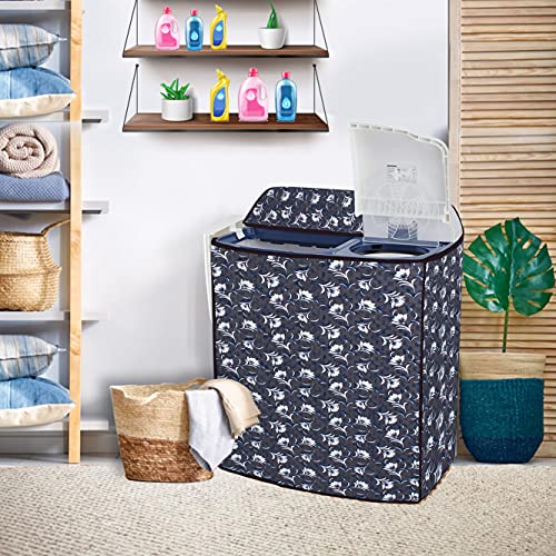 Star Weaves Washing Machine Cover for Whirlpool 7.2Kg Semi-Automatic Top Loading Ace Supreme Plus, Waterproof & Dustproof Cover KUM05 - Image 3