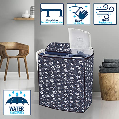 Star Weaves Washing Machine Cover for Whirlpool 7.2Kg Semi-Automatic Top Loading Ace Supreme Plus, Waterproof & Dustproof Cover KUM05 - Image 2