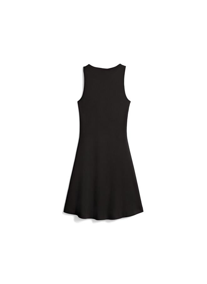 بوما فستان بنمط مضلع للنساء من مجموعة Wardrobe Essentials - Image 5