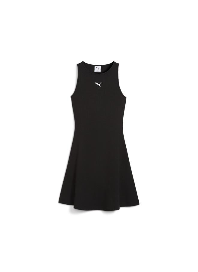 بوما فستان بنمط مضلع للنساء من مجموعة Wardrobe Essentials - Image 4