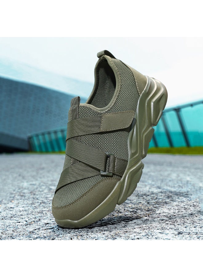 Men Sport Casual Shoes Low Top Walk Athletic Comfortable Lightweight Non-Slip Sneakers - Image 2