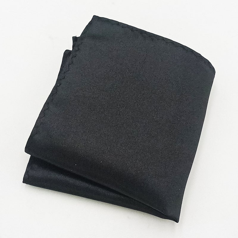 Men'S Suit Pocket Towel Solid Color Bright Polyester Silk Small Square Handkerchief Multi-Color Optional - Image 4