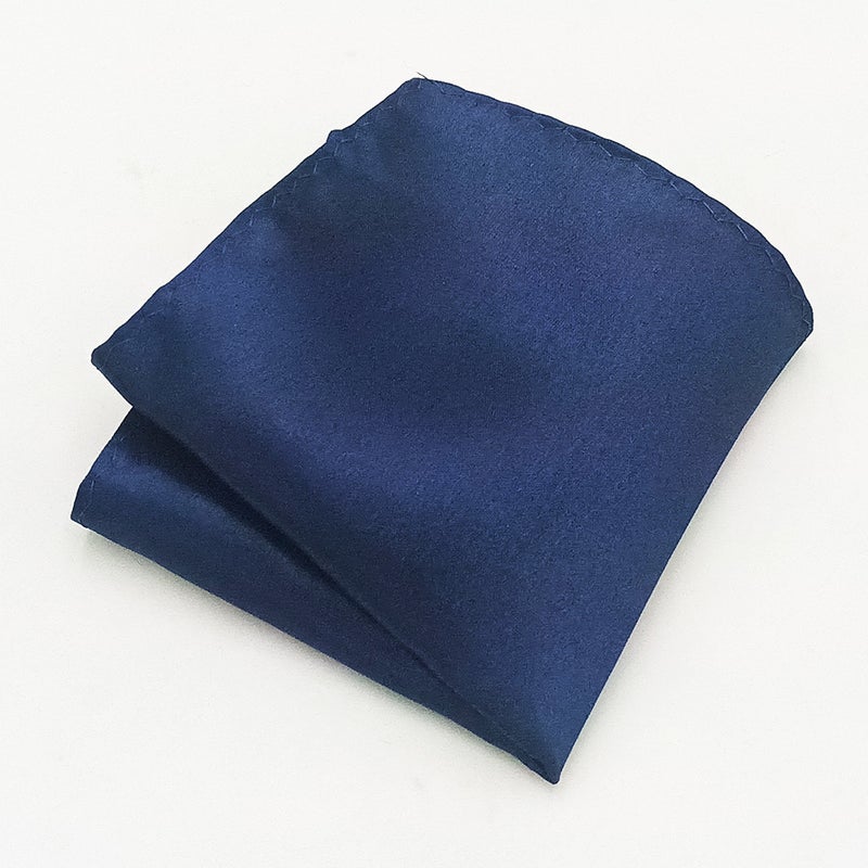 Men'S Suit Pocket Towel Solid Color Bright Polyester Silk Small Square Handkerchief Multi-Color Optional - Image 5