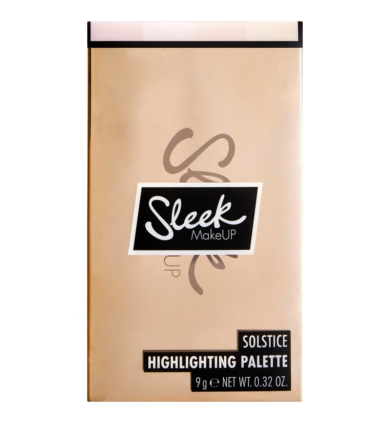 Sleek باليت تمييز سليك ميك أب، أربعة ظلال متلألئة لتوهج فائق، تدوم طويلاً وخفيفة الوزن، لون مكثف، سولستيس - Image 1
