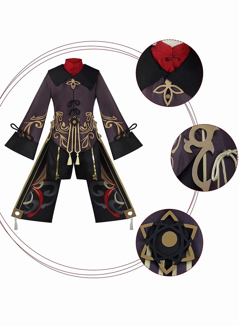 Loquat Genshin Impact Hutao Cosplay Costume, Game Anime Characters Dress Full Set  Costume for Women - Image 3