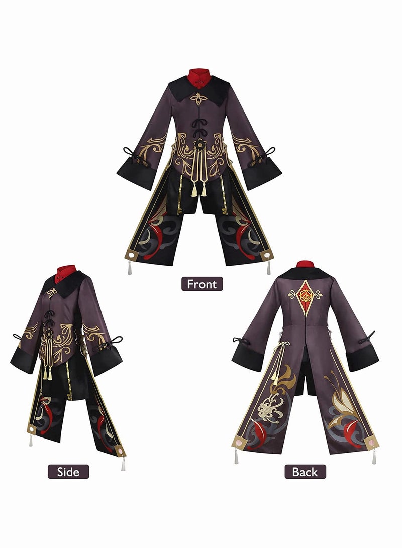 Loquat Genshin Impact Hutao Cosplay Costume, Game Anime Characters Dress Full Set  Costume for Women - Image 2