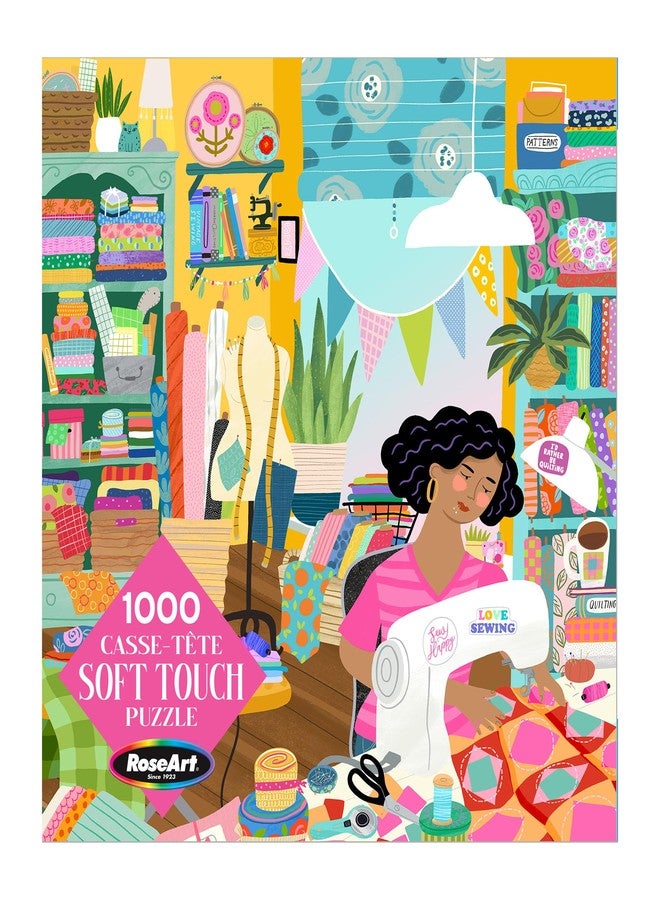 Rose Art RoseArt - Soft Touch - Sewing Room - 1000 Piece Jigsaw Puzzle - Image 4