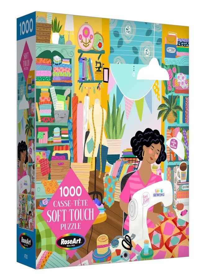 Rose Art RoseArt - Soft Touch - Sewing Room - 1000 Piece Jigsaw Puzzle - Image 2