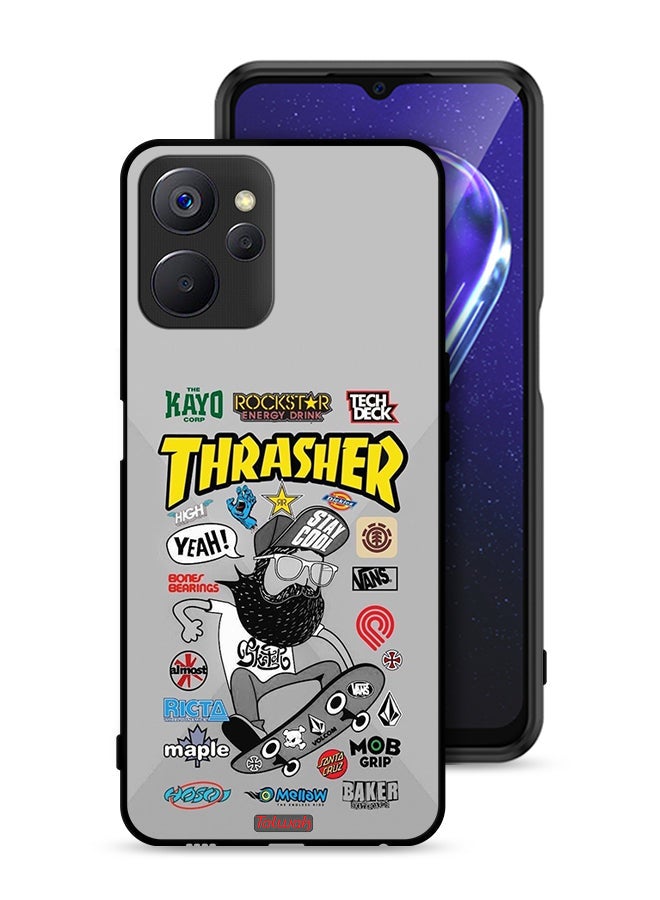 Tolwak Realme 9i 5G Protective Case Cover Thrasher Sticker - Image 1