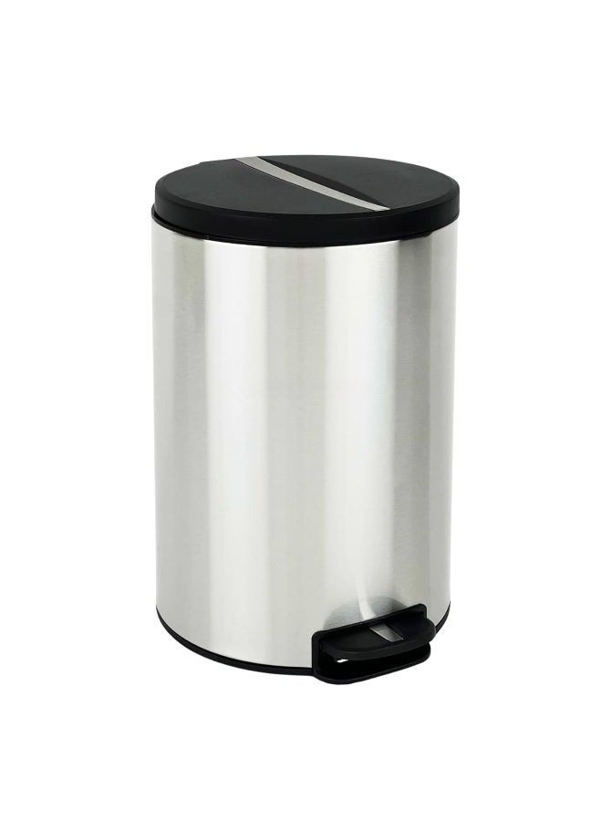 EKO NOVA SERIES | Brushed Stainless Steel Finish | Soft-Closing | Fingerprint-Resistant | Step Trash Bin | Small | 5L - Image 1