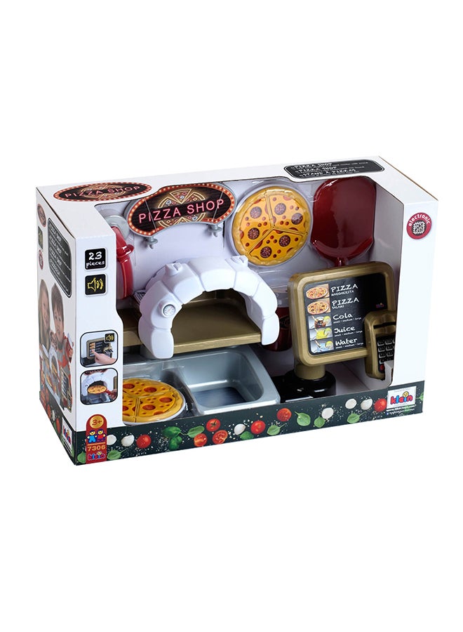 كلاين تويز Pizza Shop I Includes Play Pizza For Taking Up And Lots Of Shop Accessories I Debit Card And Reader With Sound I Gift Toy For Girls & Boys I Toy For Children From 3 Years - Image 2