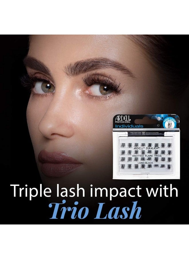 ARDELL False Eyelashes Individual Trios Long Black 4 Pack - Image 2