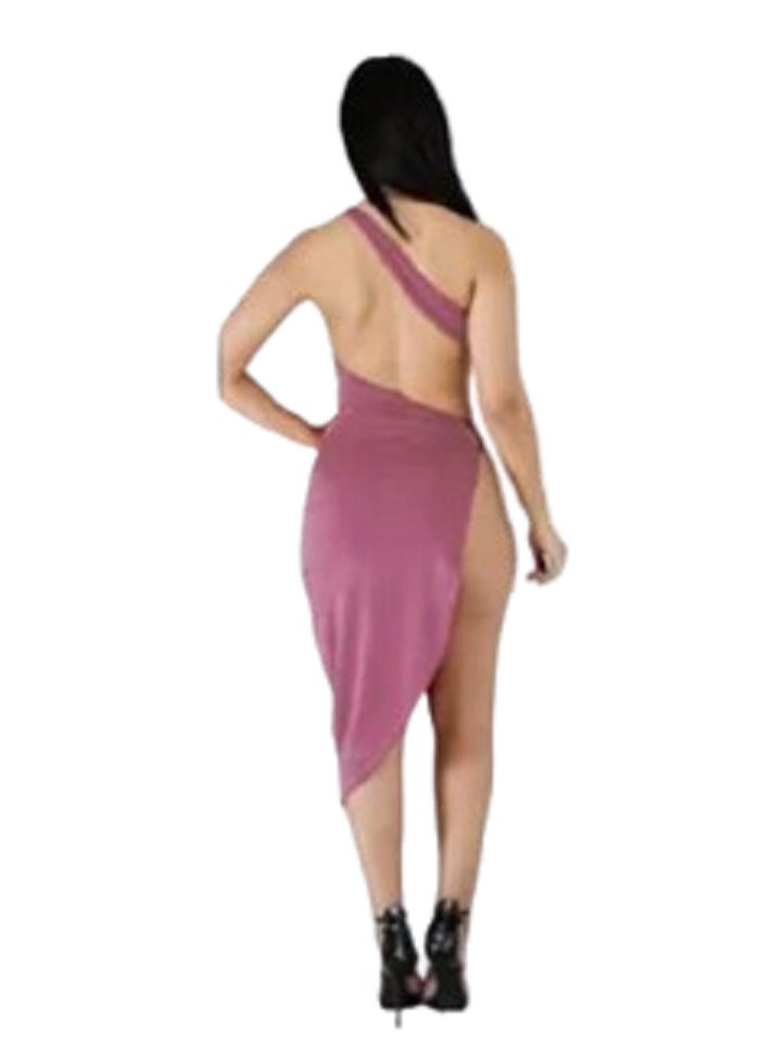 MANIKAN - MANIKAN Womens soft cotton open in the back, short on one side and long on the other - Image 1