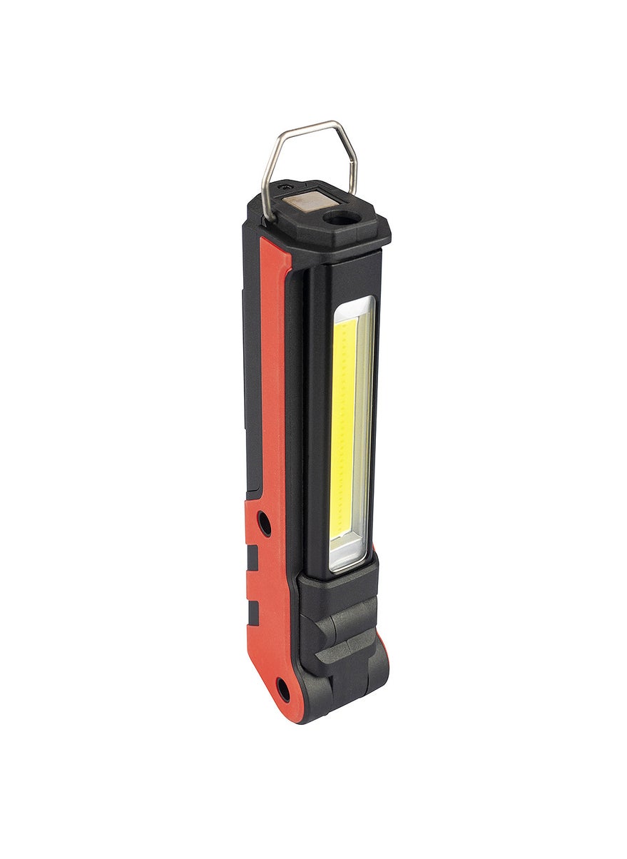 Generic COB LED Work Light USB Rechargeable Folding Portable Orange 