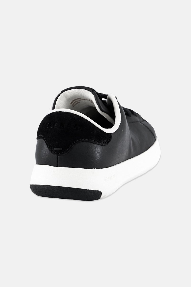 COLE HAAN Women Wide Granpro Lace Up Tennis Shoes, Black - Image 2