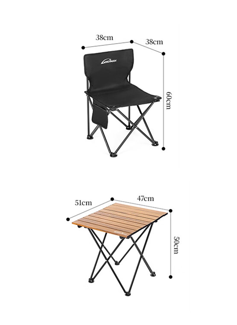 5pcs Outdoor Portable Folding Table and Chair Combination - pzsku/Z1AFB1A6E50C23A6FA009Z/45/_/1702717128/1864c331-2713-4ccf-abc3-aca60be94272