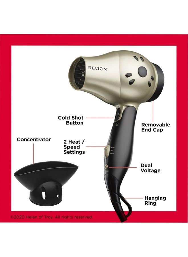 Revlon مجفف شعر ريفلون 1875 واط مع مقبض قابل للطي | رائع للسفر - Image 5