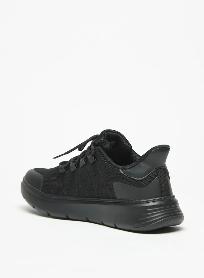 ال بي ال من شو اكسبرس Men's Textured Lace-Up Sports Shoes