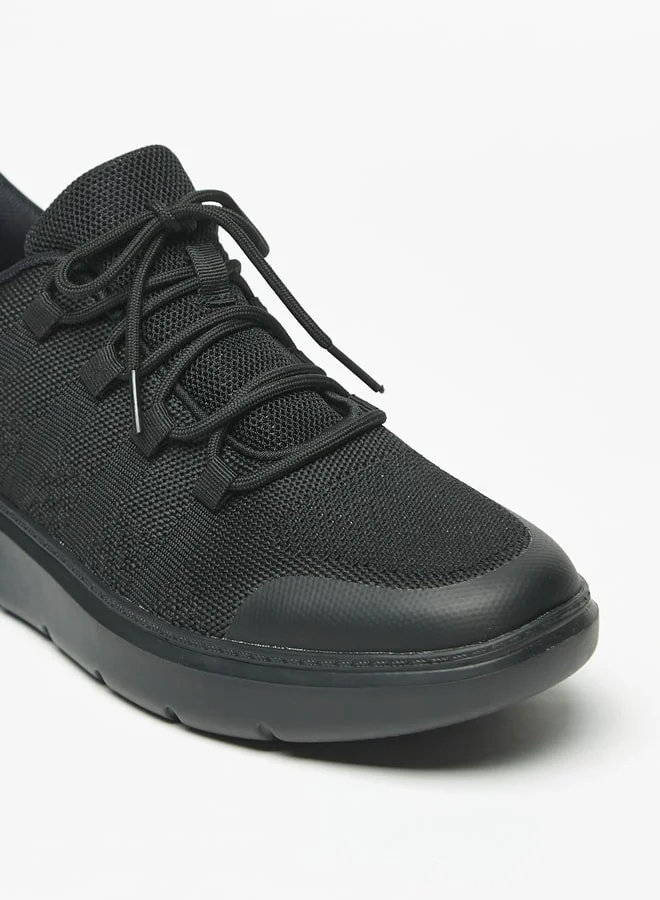 ال بي ال من شو اكسبرس Men's Textured Lace-Up Sports Shoes