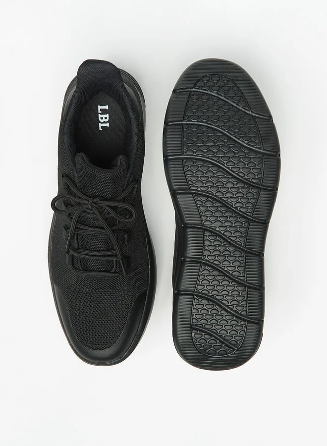 ال بي ال من شو اكسبرس Men's Textured Lace-Up Sports Shoes