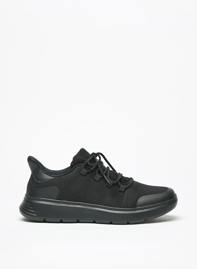 ال بي ال من شو اكسبرس Men's Textured Lace-Up Sports Shoes