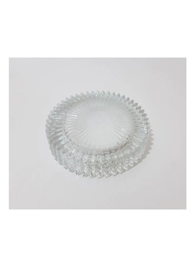 Glass Ashtray 14.5X3.5 cm Large Size Round Glass Ashtray Ash Tray - Image 5