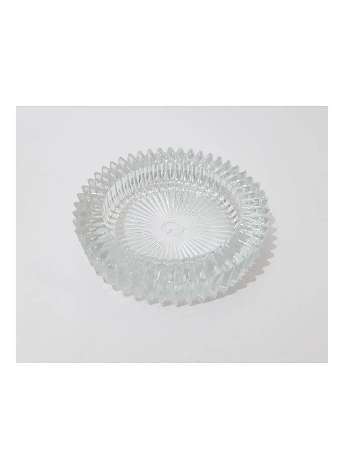 Glass Ashtray 14.5X3.5 cm Large Size Round Glass Ashtray Ash Tray - Image 4