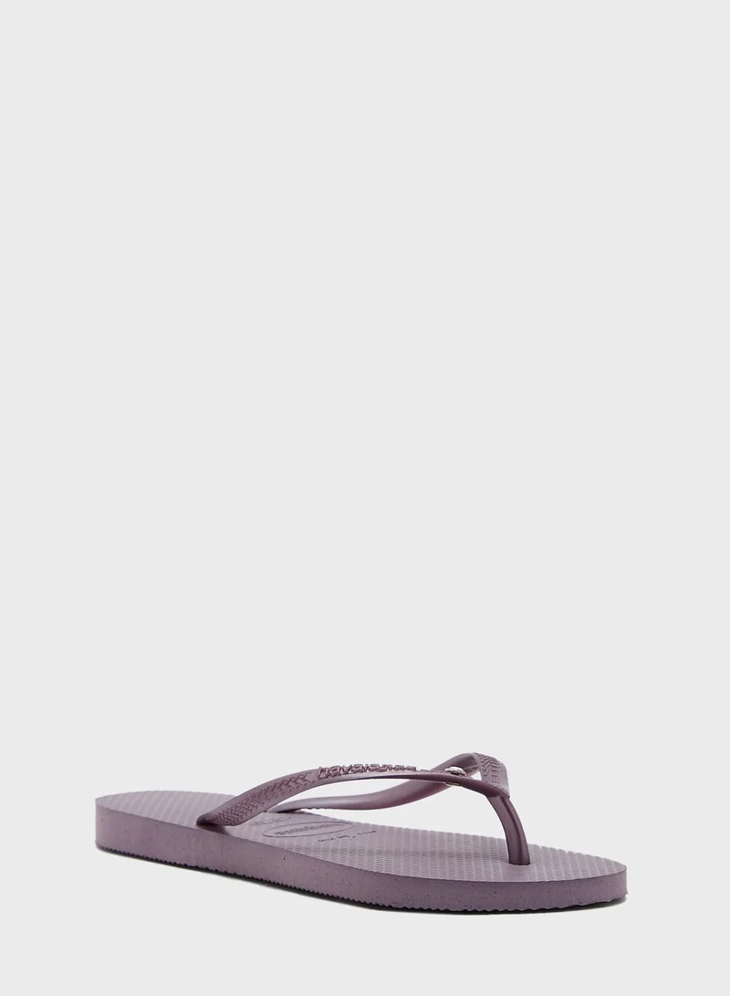 havaianas Slim Crystal Flip Flops