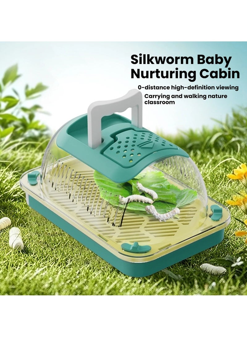 general Scientific Raising of Silkworm Babies Student Silkworm Raising Suits Children's Insects Outdoor Observation Insect Live Breeding Space Capsule - Image 1