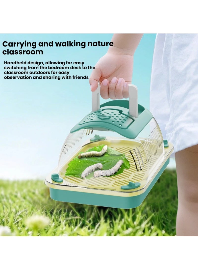 general Scientific Raising of Silkworm Babies Student Silkworm Raising Suits Children's Insects Outdoor Observation Insect Live Breeding Space Capsule - Image 2