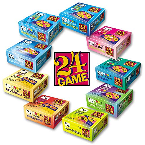 24 GAME 96-Card Deck: Algebra/Exponents Math Card Game - Image 2
