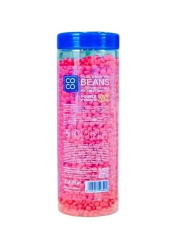 Coco Double Strength Face and Body Wax Beads - 2 x 350g - Image 2