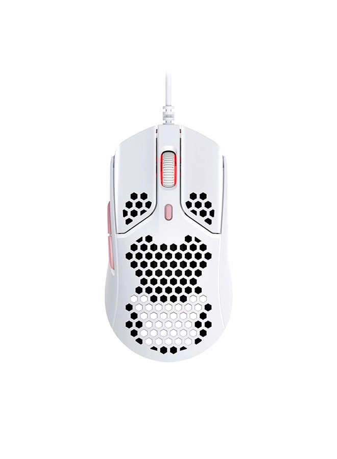 هايبركس ماوس USB للألعاب HyperX Pulsefire Haste خفيف الوزن للغاية، تصميم سداسي، هيكل على شكل قرص العسل، كابل Hyperflex، دقة تصل إلى 16000 نقطة في البوصة، 6 أزرار قابلة للبرمجة - Image 1